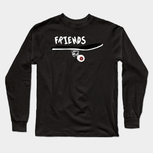 Best Friends Skate Together (Person 2) Long Sleeve T-Shirt